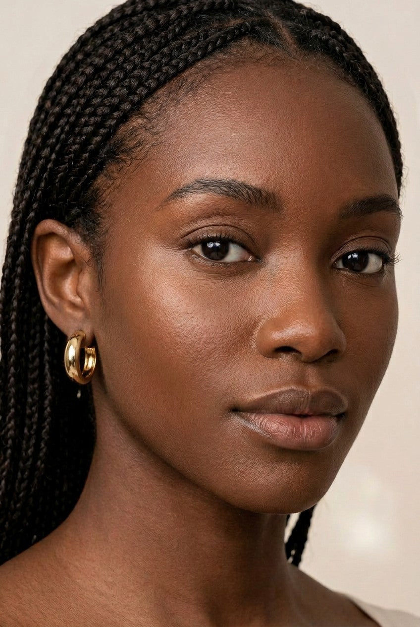 18k Gold Filled Polished Twisted Tube Hoop Earrings | Available in 4 Sizes