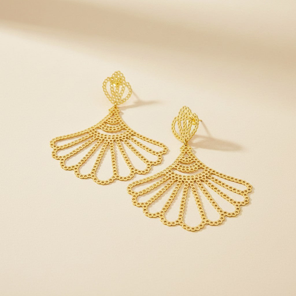 Fanned Drops Earrings