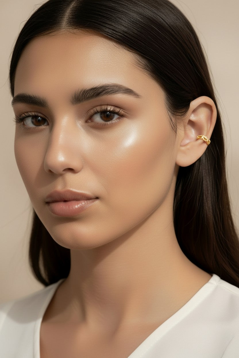 CZ Ear Cuff for Women - Layered Cubic Zirconia No Piercing Earring