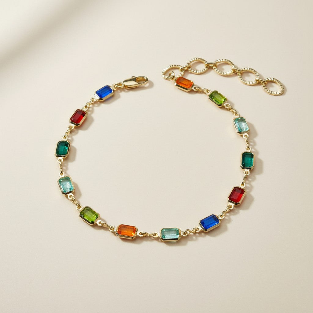 Colorful Anklet Collection - Chunky Chain Ankle Bracelets for Women