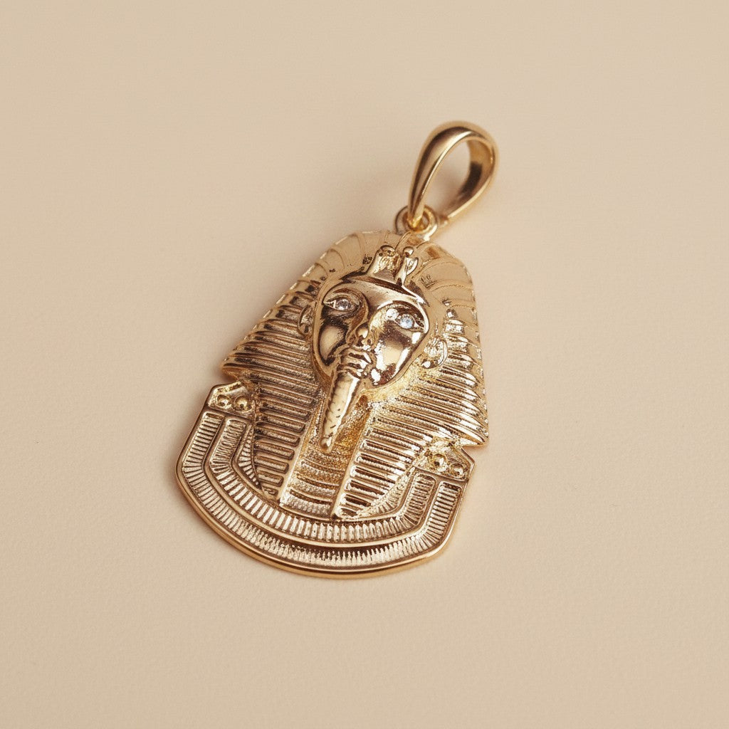 18k Gold Filled Egyptian Sphinx Pendant | Ancient Symbol of Royal Power