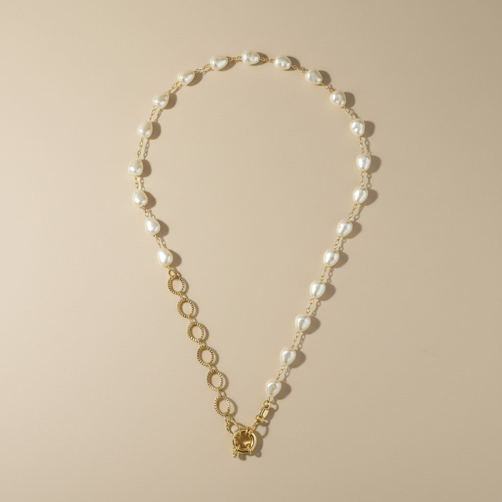 Baroque Pearl Choker Necklace - Fancy Pearl Necklace for Women