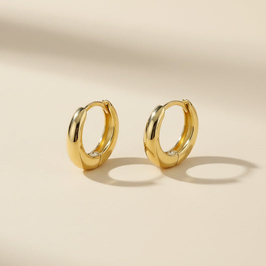 British Closure Clicker Hoop Earrings - Finally, Hoops That's a Breeze to Put On.