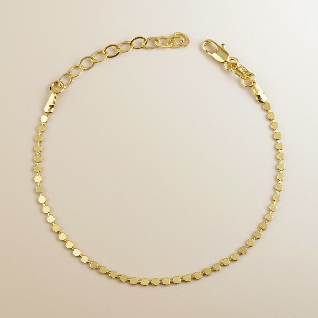 Delicate Dot Ball Bracelet - Minimalist Jewelry for Women