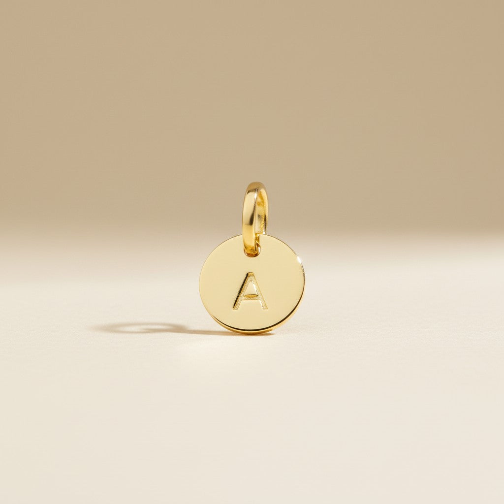Tiny Initial Letter Charms - 6mm Personalized Jewelry Charms for Necklaces & Bracelets