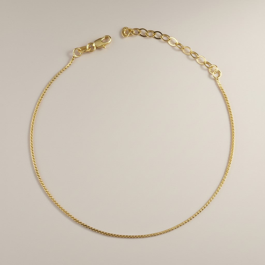Delicate Anklet - Dainty Minimalist Chain Jewelry for Women