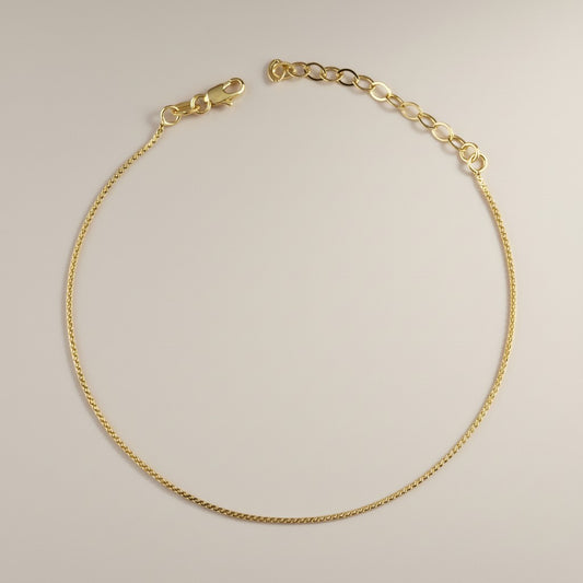 Delicate Anklet - Dainty Minimalist Chain Jewelry for Women