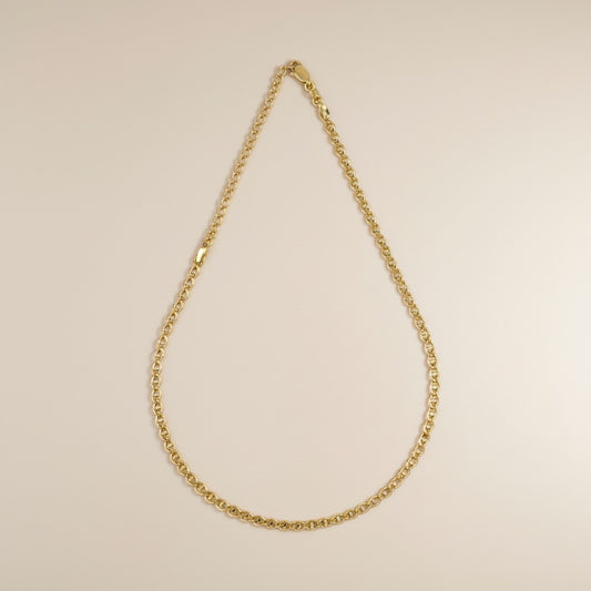 Mariner Chain Necklace - Detailed Fancy Link Chain for Women