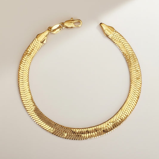 Herringbone Chain Bracelet - Waterproof Luxury Bracelet for Women