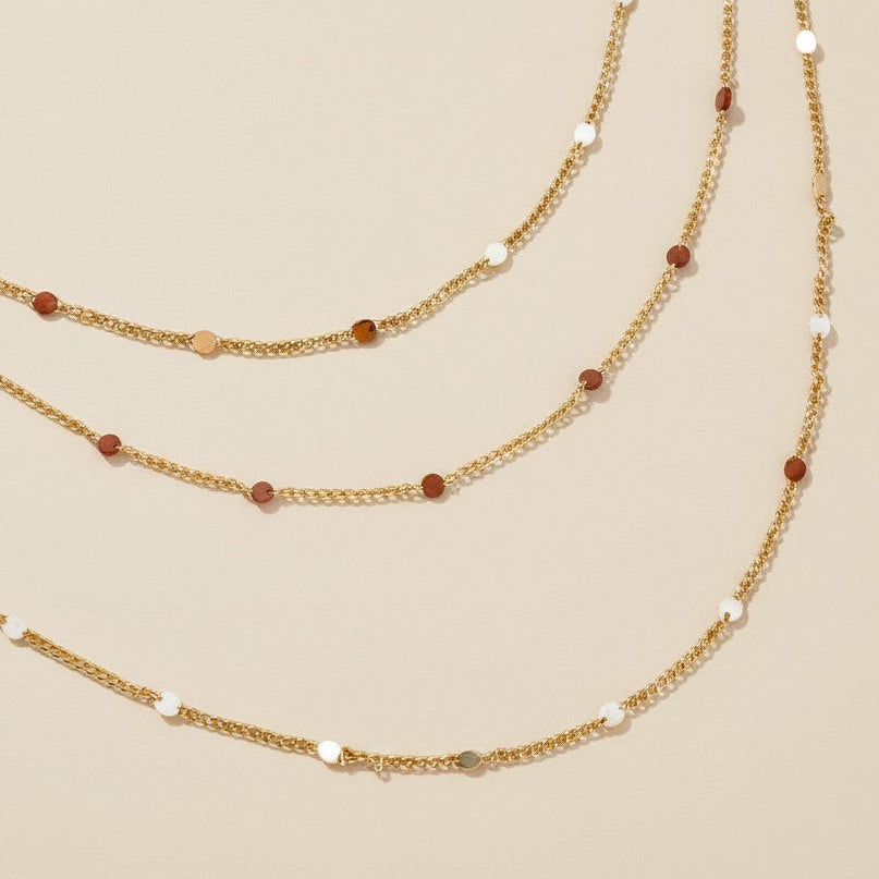 Delicate 18k Gold Filled Curb Chain Necklace - 1mm Dainty Layering Chain for Women