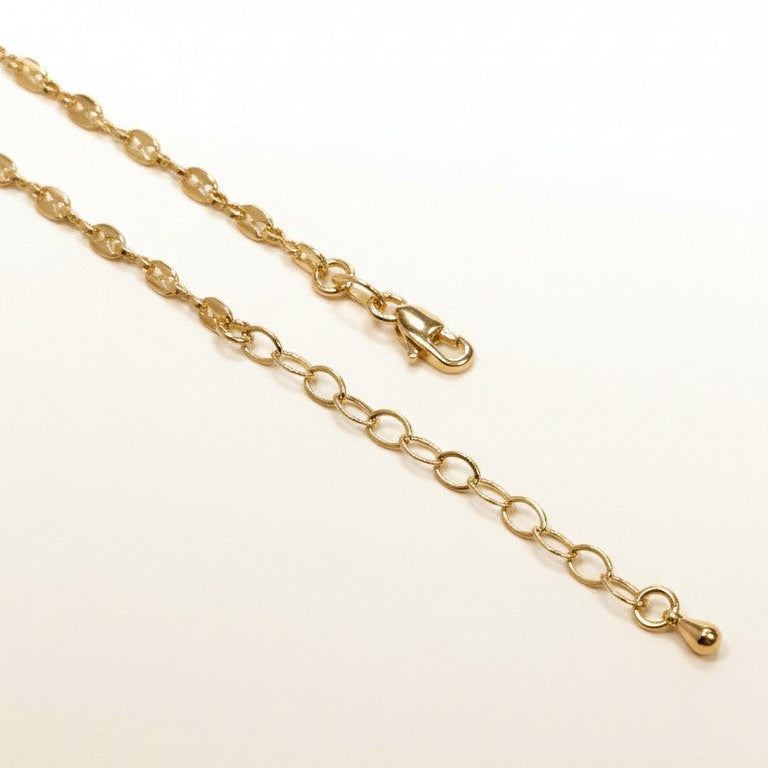 ✨ 18k Gold Filled Mini Puffy Link Chain Necklace — The Link With Volume. Four Lengths. Endlessly Wearabl