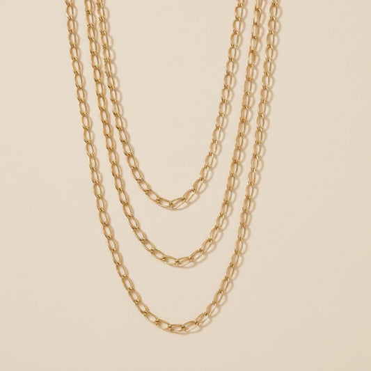 ✨ 18k Gold Filled Twist Link Chain Necklace — A Subtle Spiral in Every Link. Four Lengths.