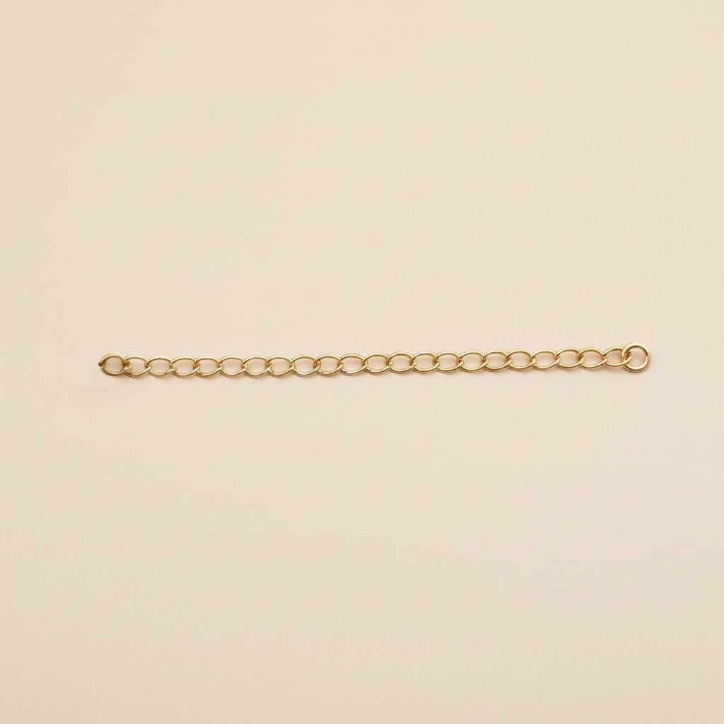 18k Gold Filled 3-Inch Extender Chain | Jewelry Making & Repair Essential