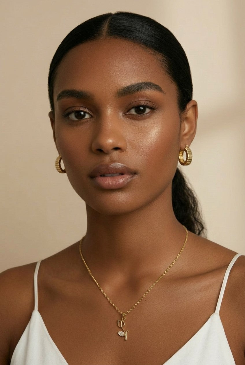 18k Gold Filled Tulip Charm Necklace | The Perfect Mother's Day Gift