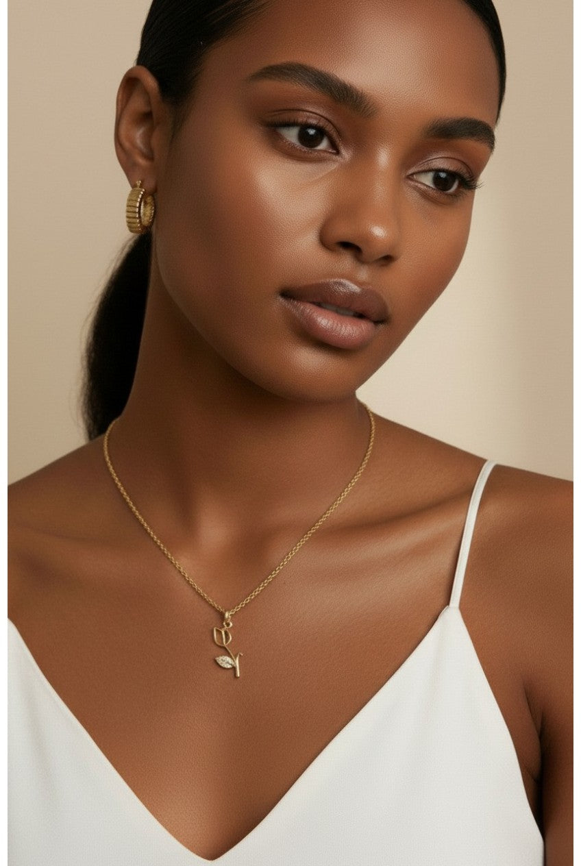 18k Gold Filled Tulip Charm Necklace | The Perfect Mother's Day Gift