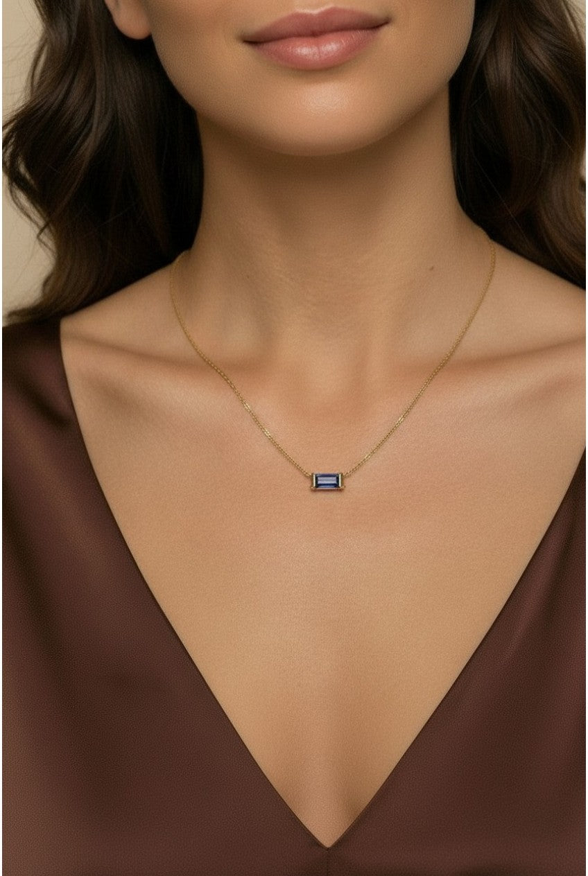 18k Gold Filled Celebration Birthstone Set | Necklace & Earrings