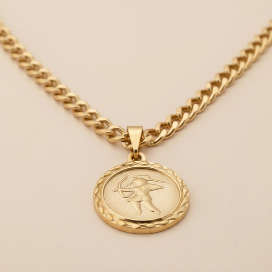 Cupid Necklace for Women | Diamond Cut Love Pendant | Valentine's Day Jewelry Gift