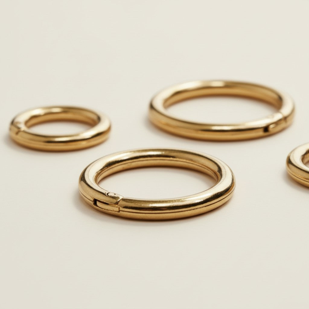 Mini Seamless Clicker Hoop Earrings - Small Hinged Hoops for Stacking