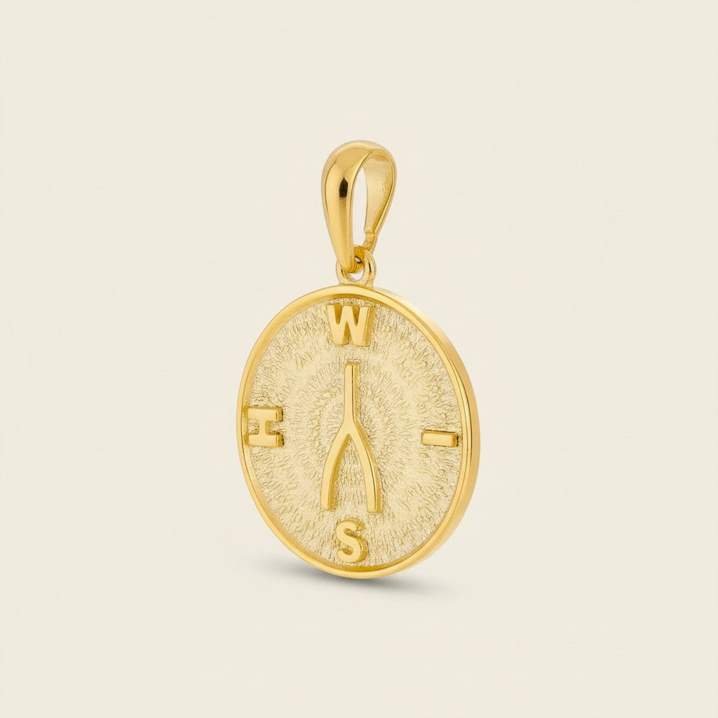 Wishbone Pendant for Women - Lucky Charm WISH Necklace Pendant
