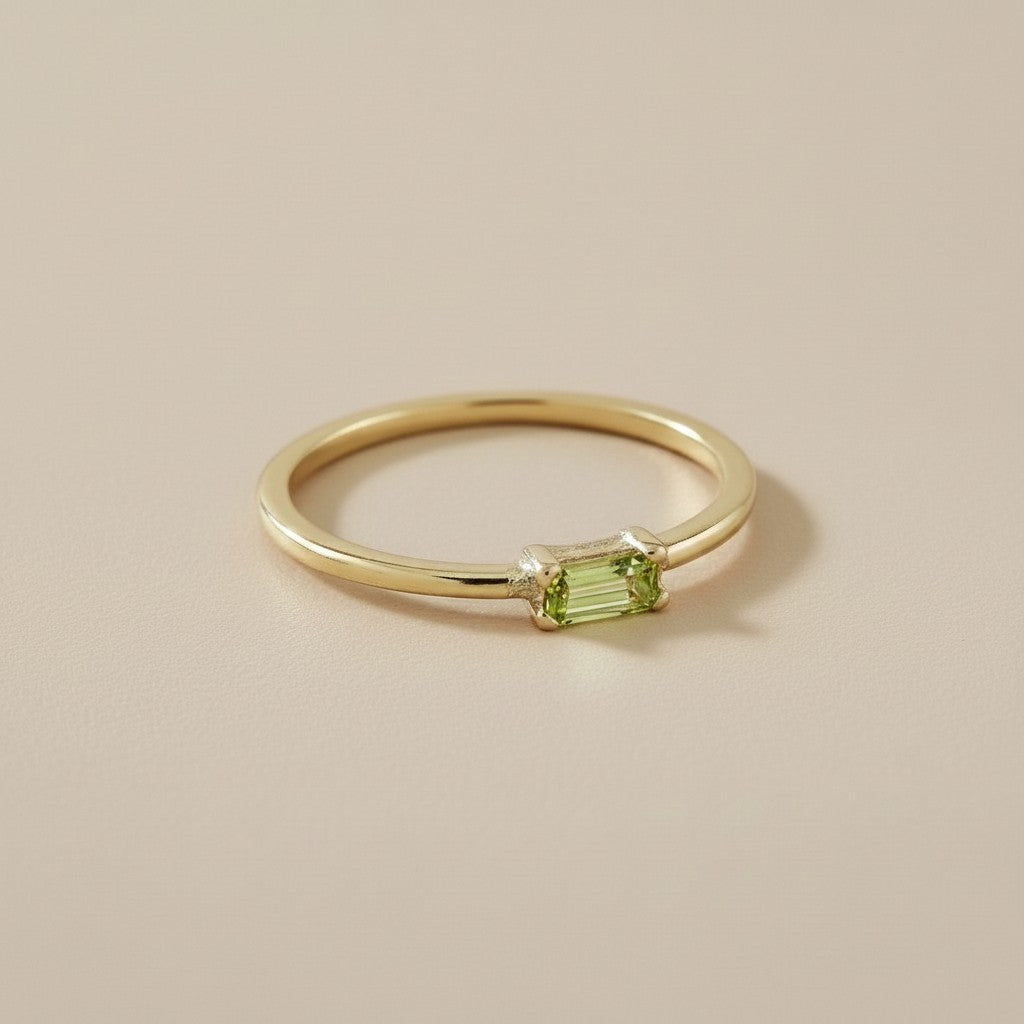 Birthstone Ring - Personalized CZ Stone Ring for Women | All 12 Months Available