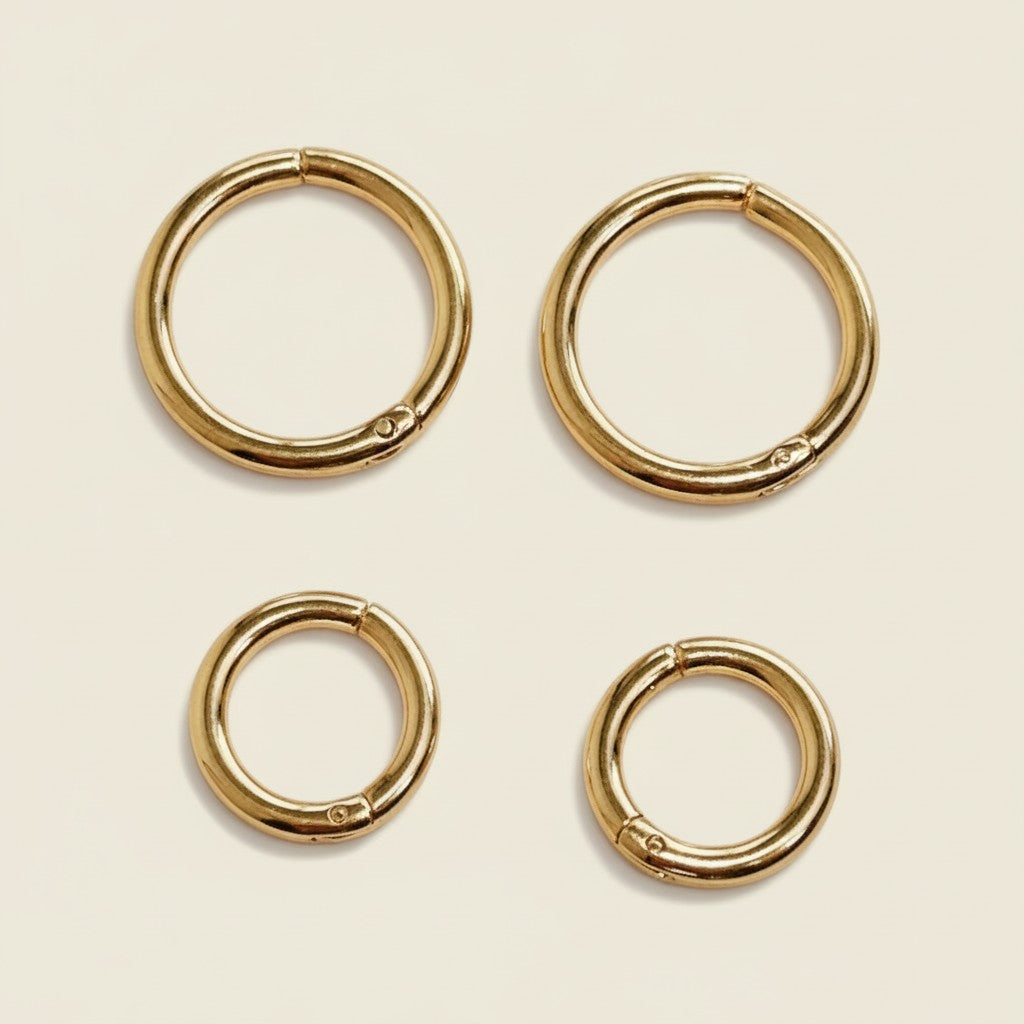 18k Gold Filled Mini Drop Earring Charm | Subtle Sophistication for Your Hoop
