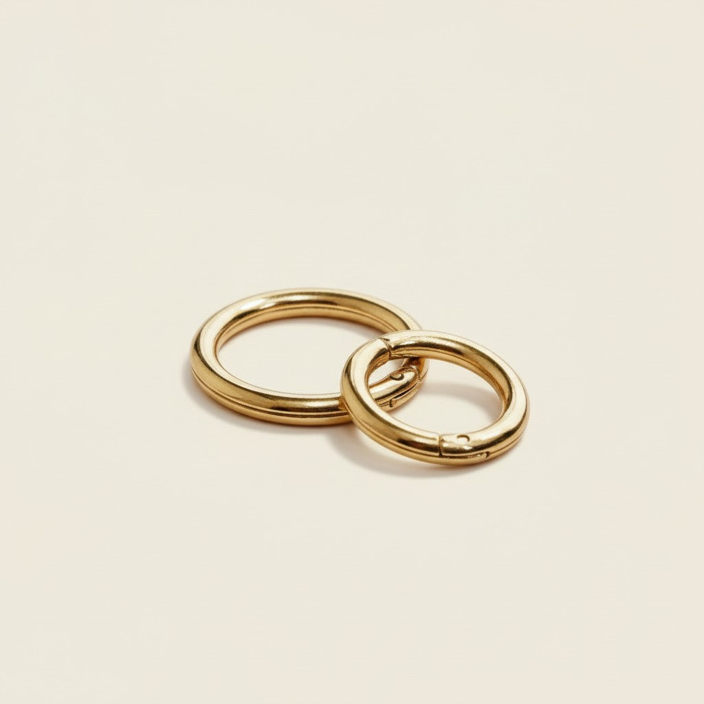 Mini Seamless Clicker Hoop Earrings - Small Hinged Hoops for Stacking