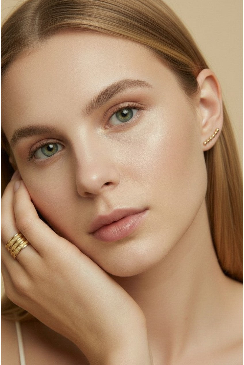 18k Gold Filled Seven Rings Wholesale Jewelry Supplies