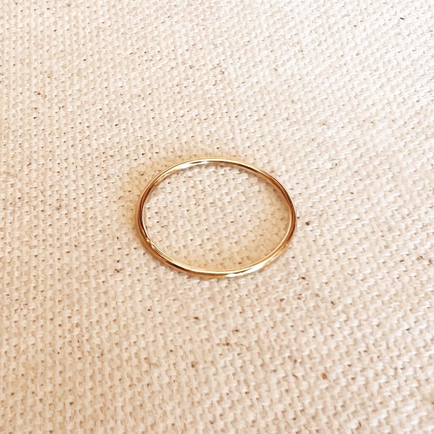 GoldFi 14k Gold Filled 1mm Plain Stackable Ring