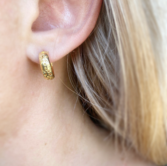 GoldFi 18k Gold Filled 12mm Huggies Earrings