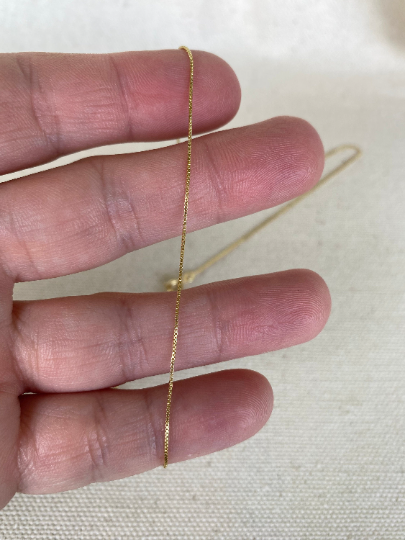 Super thin gold chain discount