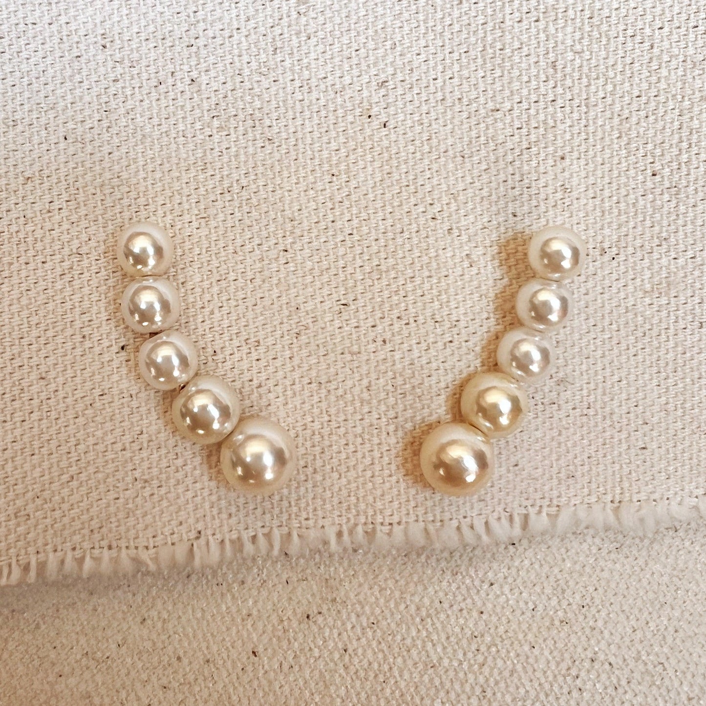 GoldFi 18k Gold Filled Pearl Ear Climber