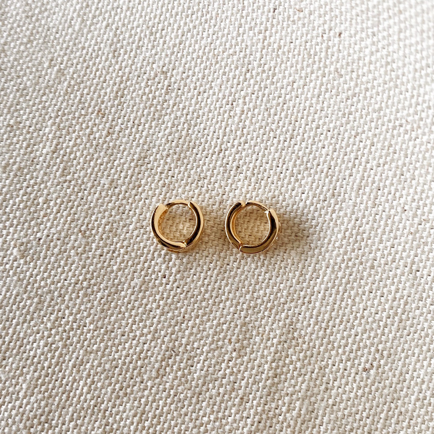 GoldFi 18k Gold Filled Petite Hoop Earrings