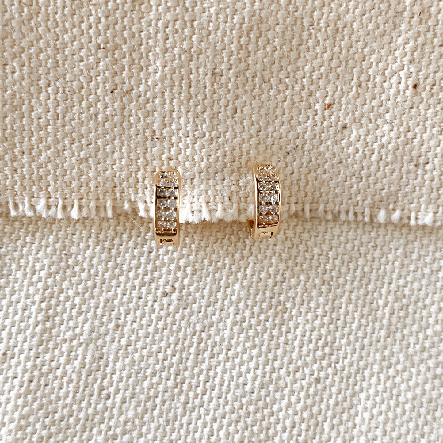 GoldFi 18k Gold Filled Petite Hoop Earrings