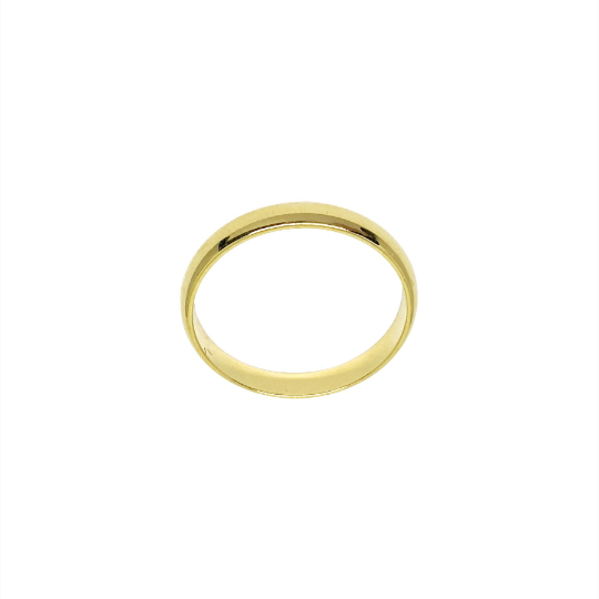 GoldFi 18k Gold Filled Plain Wedding Commitment Engagement Band Ring