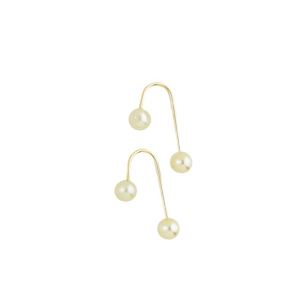 GoldFi 18k Gold Filled Screw Back Pearl Earrings for Wholesale and Jewelry Supplies