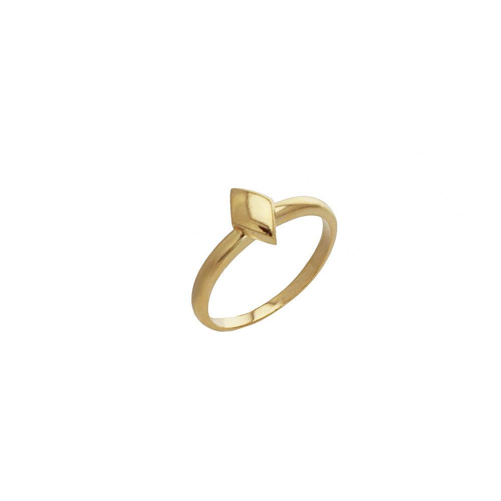 GoldFi 18k Gold Filled Stackable Diamond Shape Ring