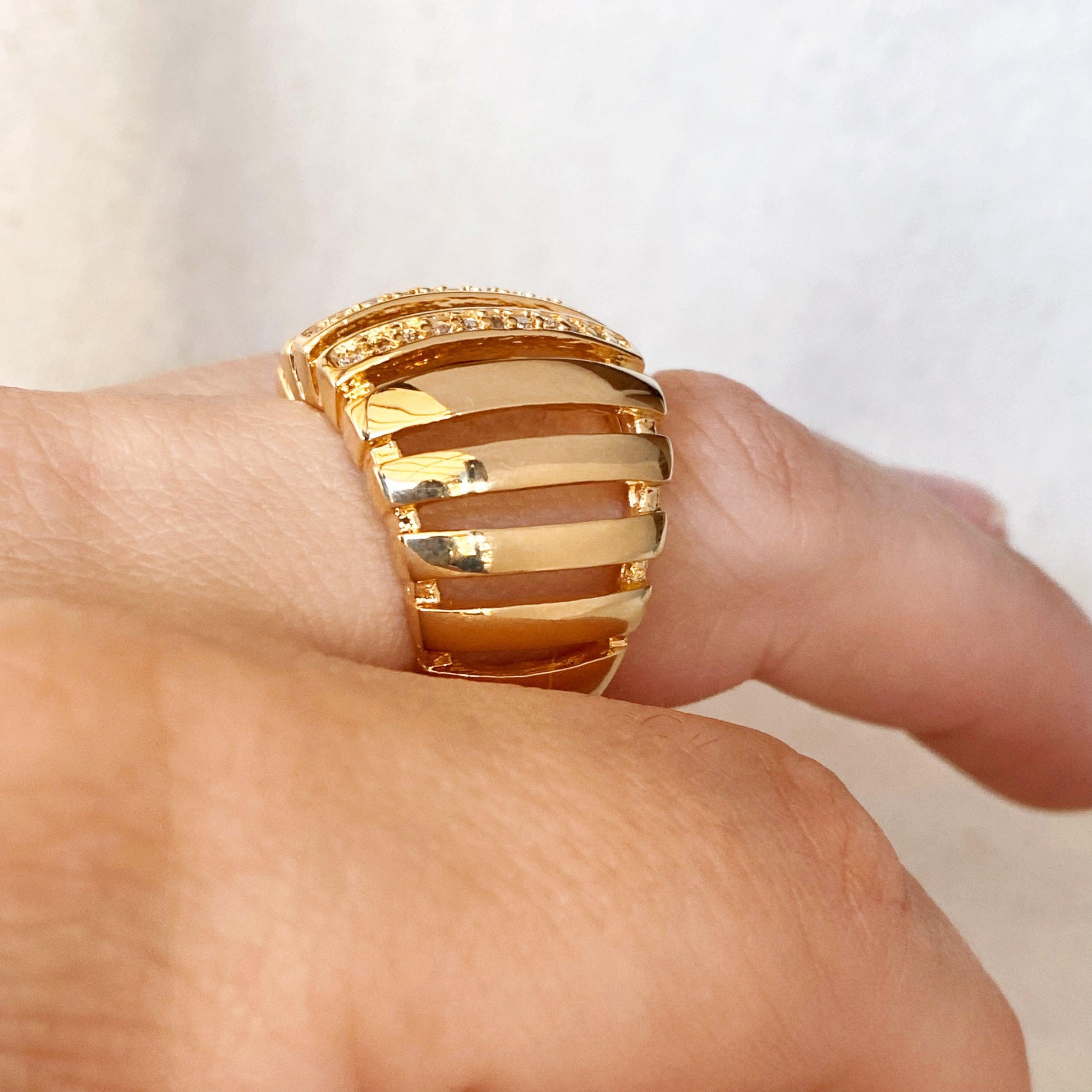 GoldFi 18k Gold Filled Statement Ring