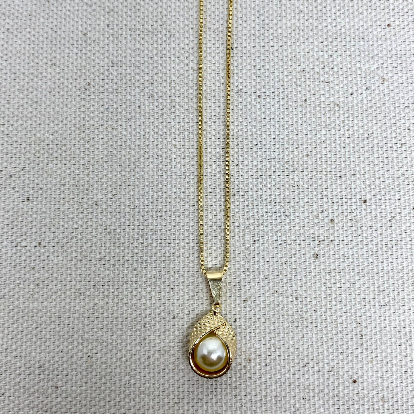 GoldFi 18k Gold Filled Wrap Pearl Set