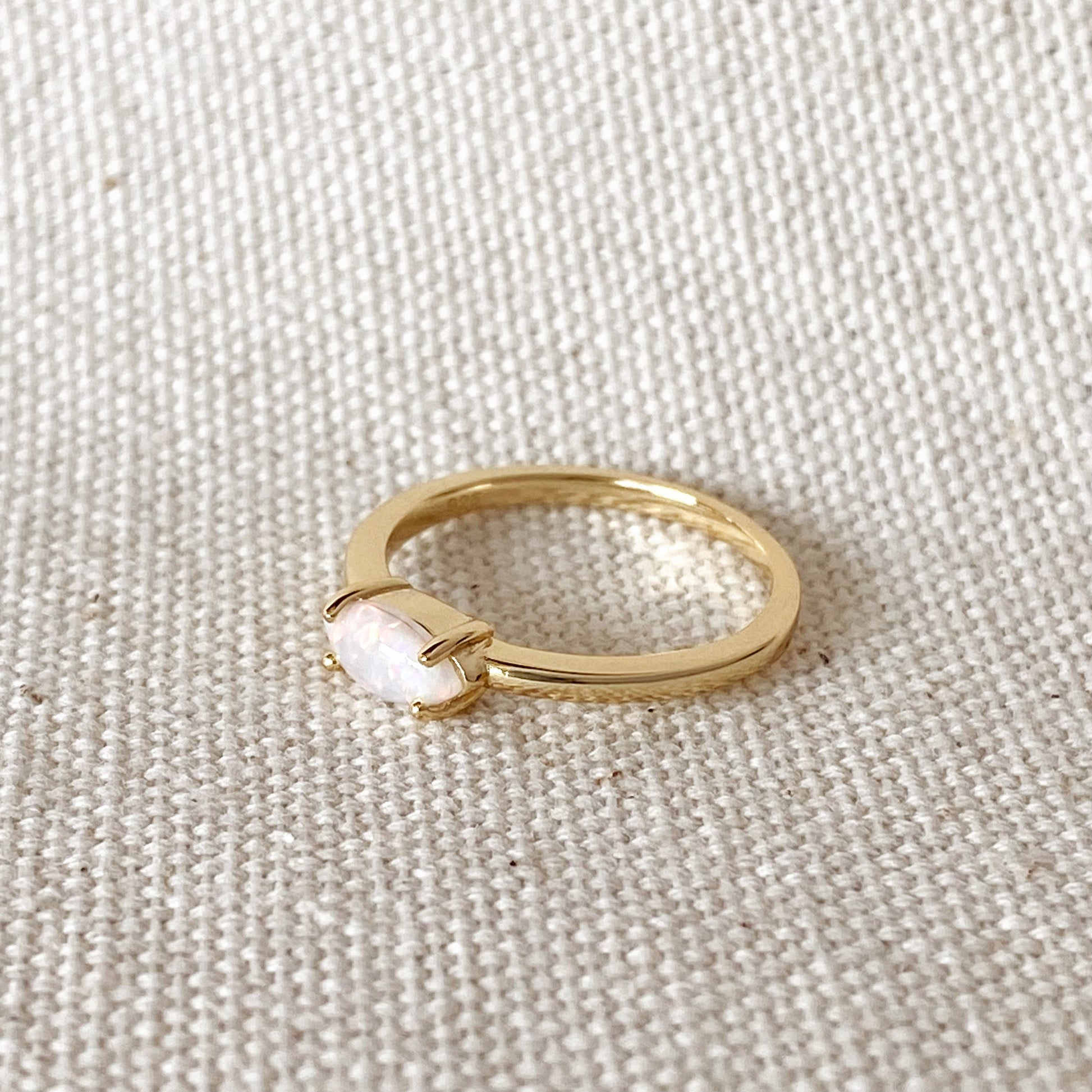 GoldFi 18k Gold Vermeil Opal Ring