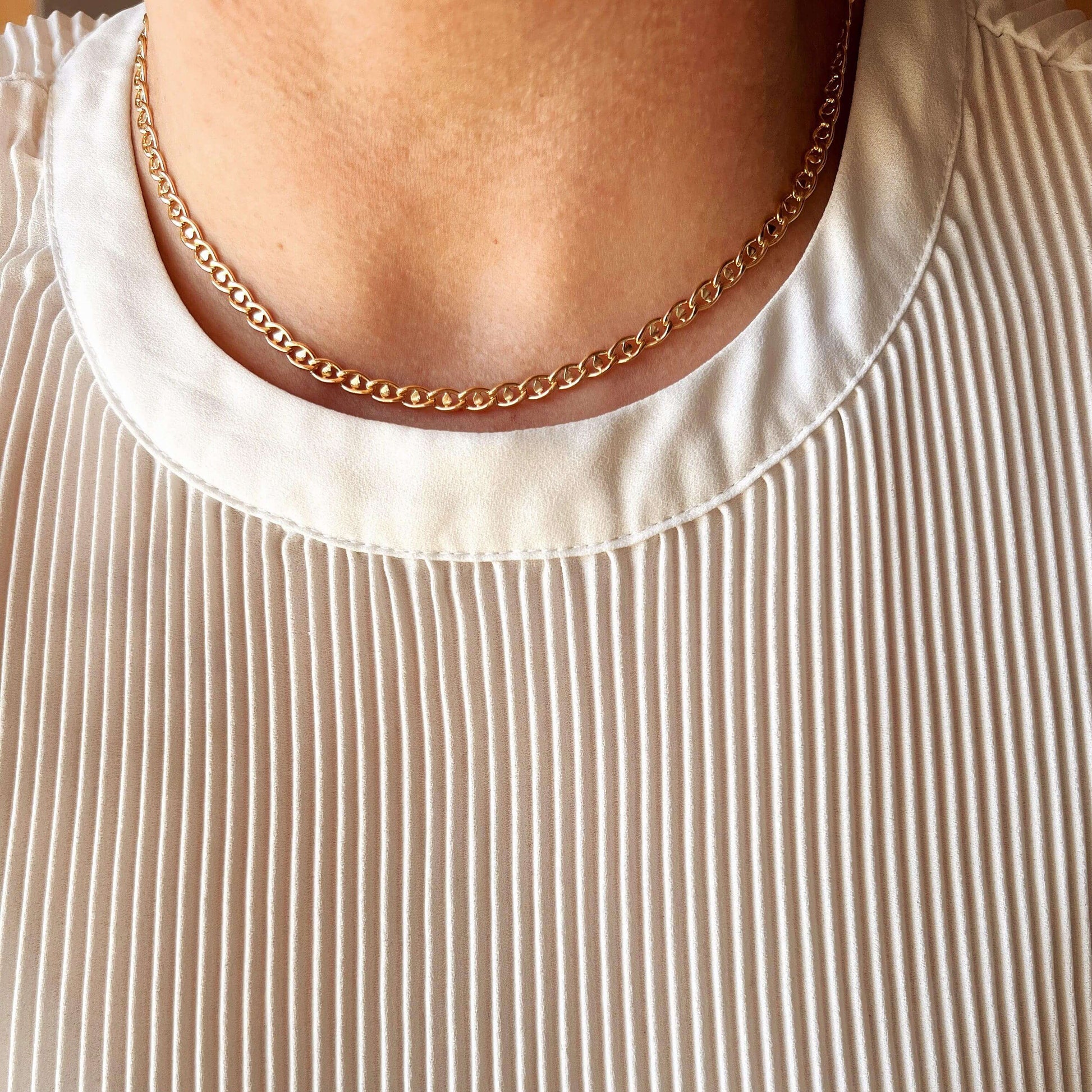 GoldFi Fancy Mariner 18k Gold Filled Necklace