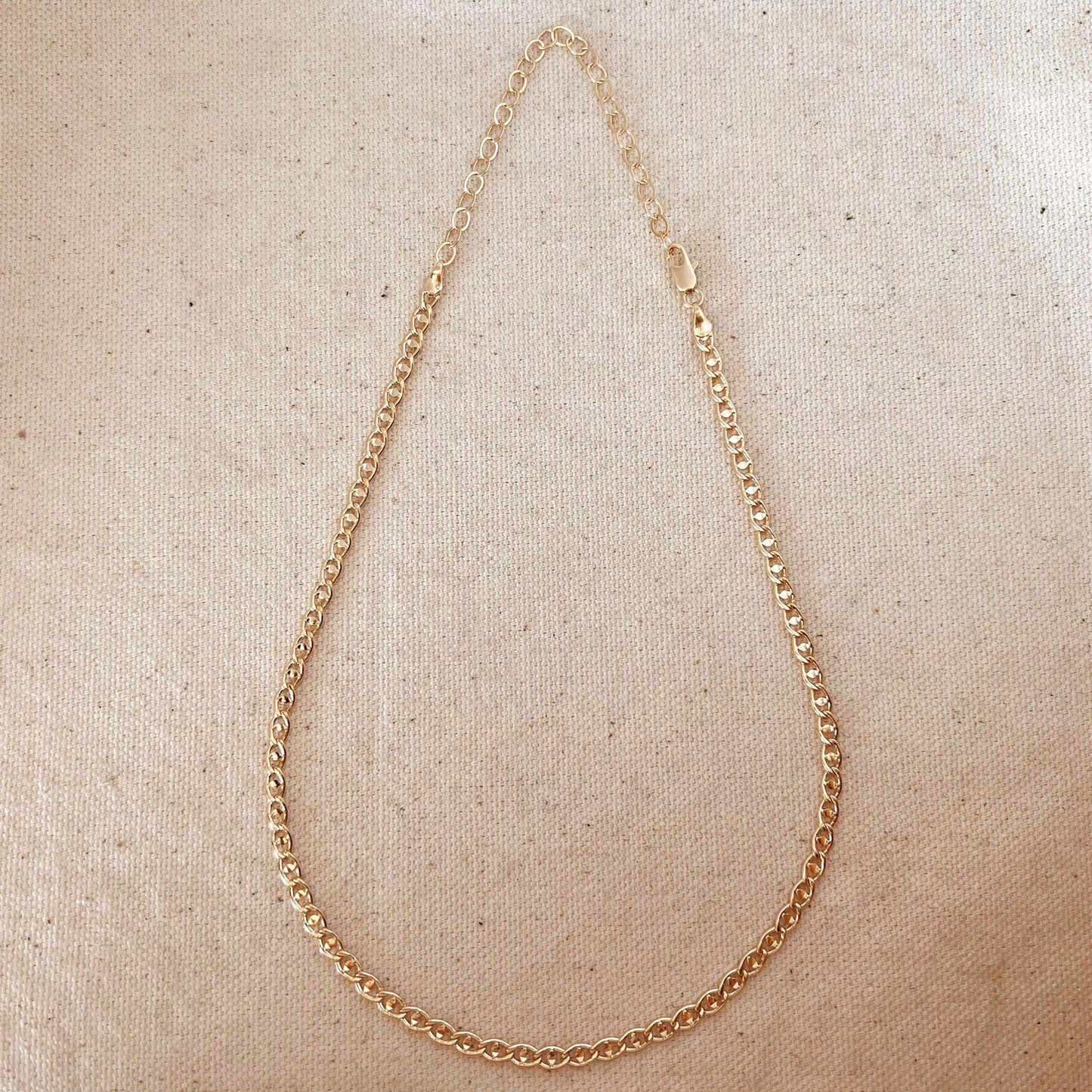 GoldFi Fancy Mariner 18k Gold Filled Necklace