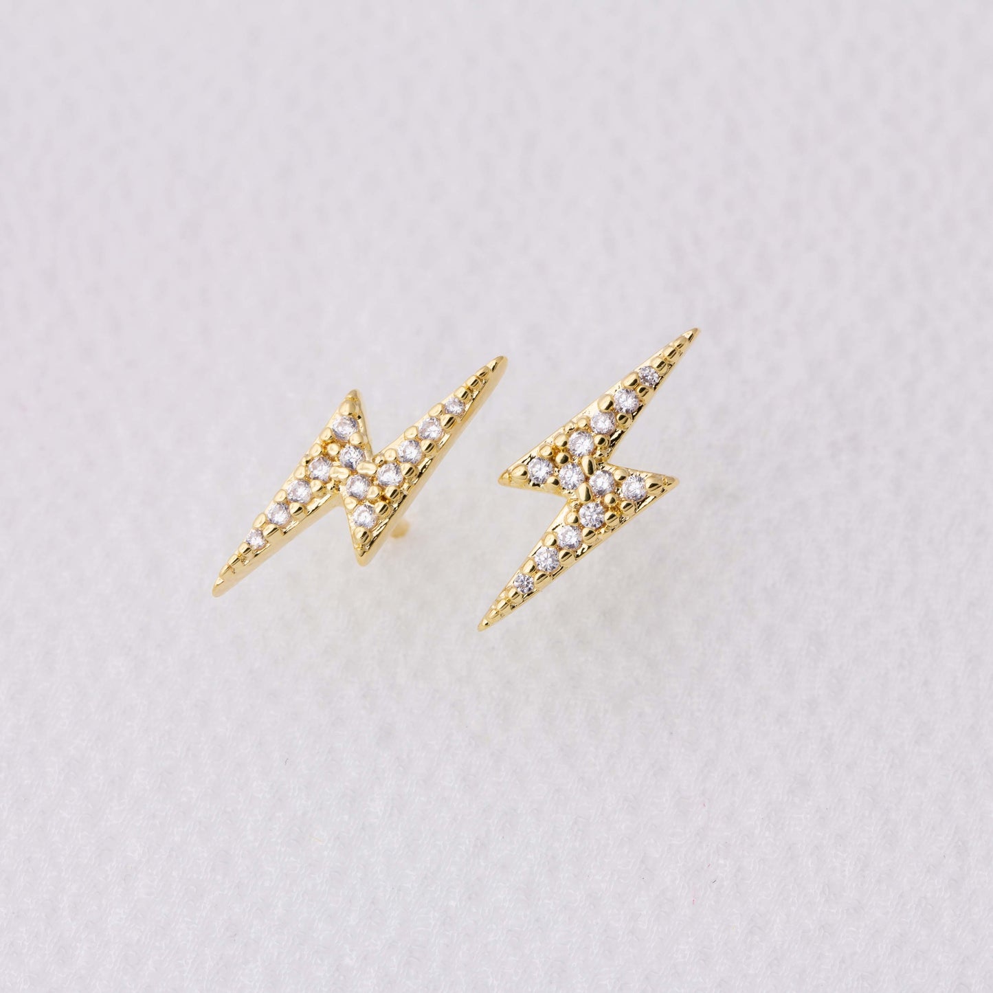 Mini Lightning Bolt Stackable Earrings