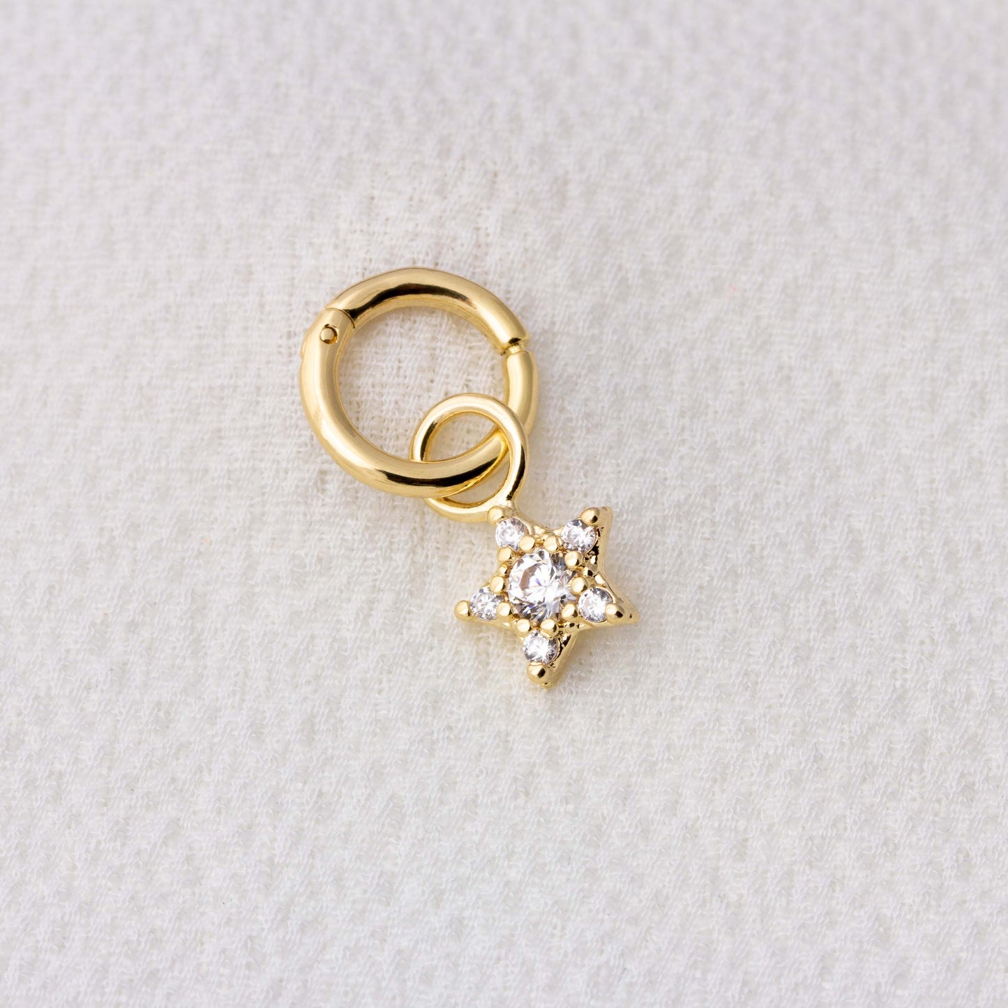 Sparkling Mini Star Earring Charm