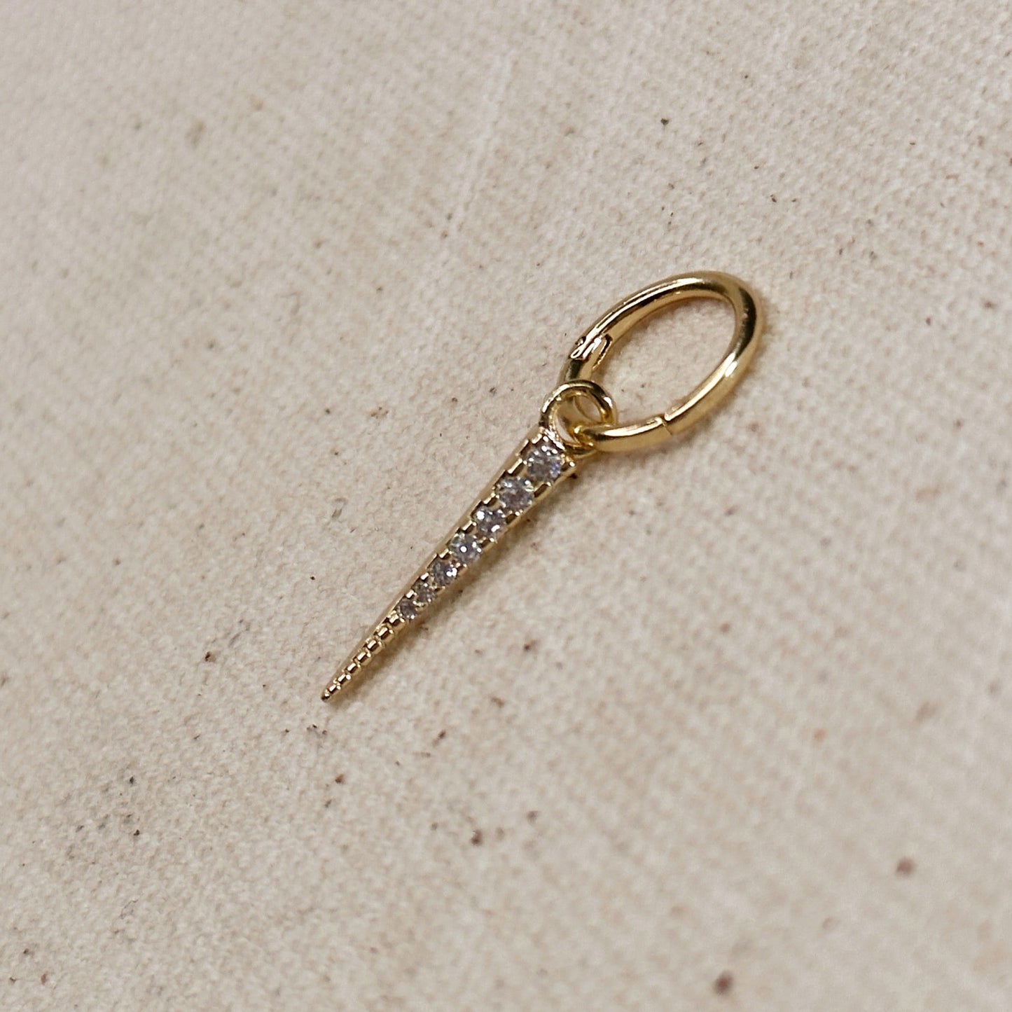 CZ Spear Earring Charm