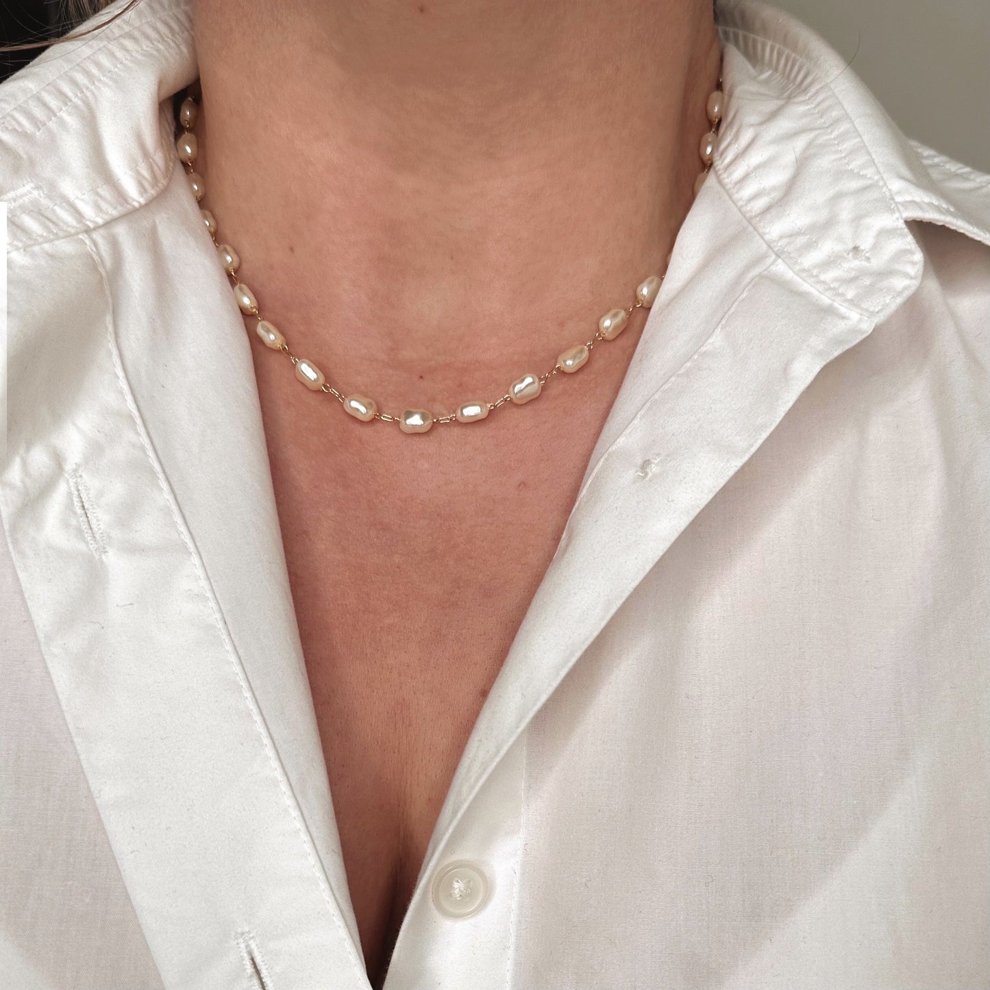 Baroque Pearl Necklace