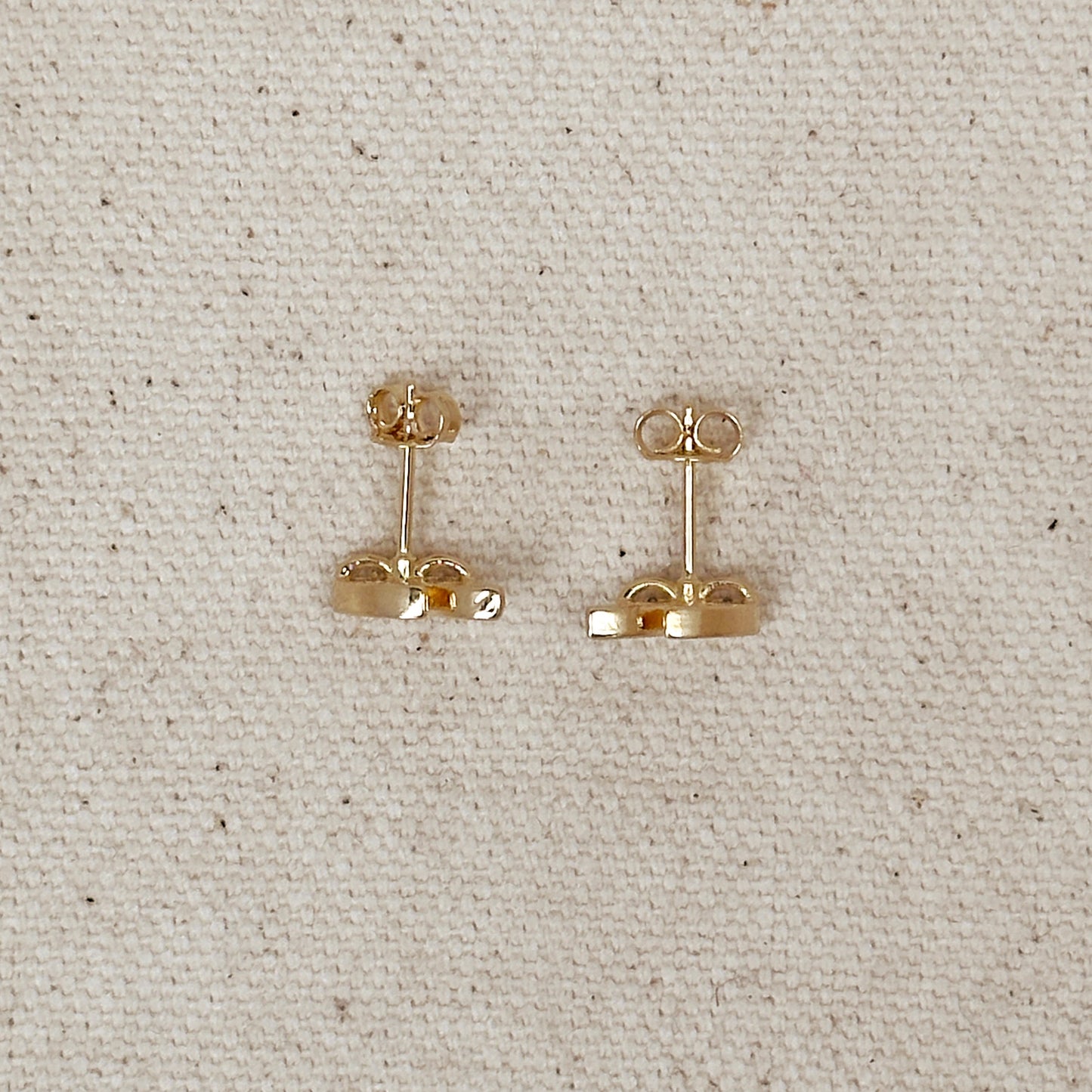 18k Gold Filled Mini CZ Stud Earrings