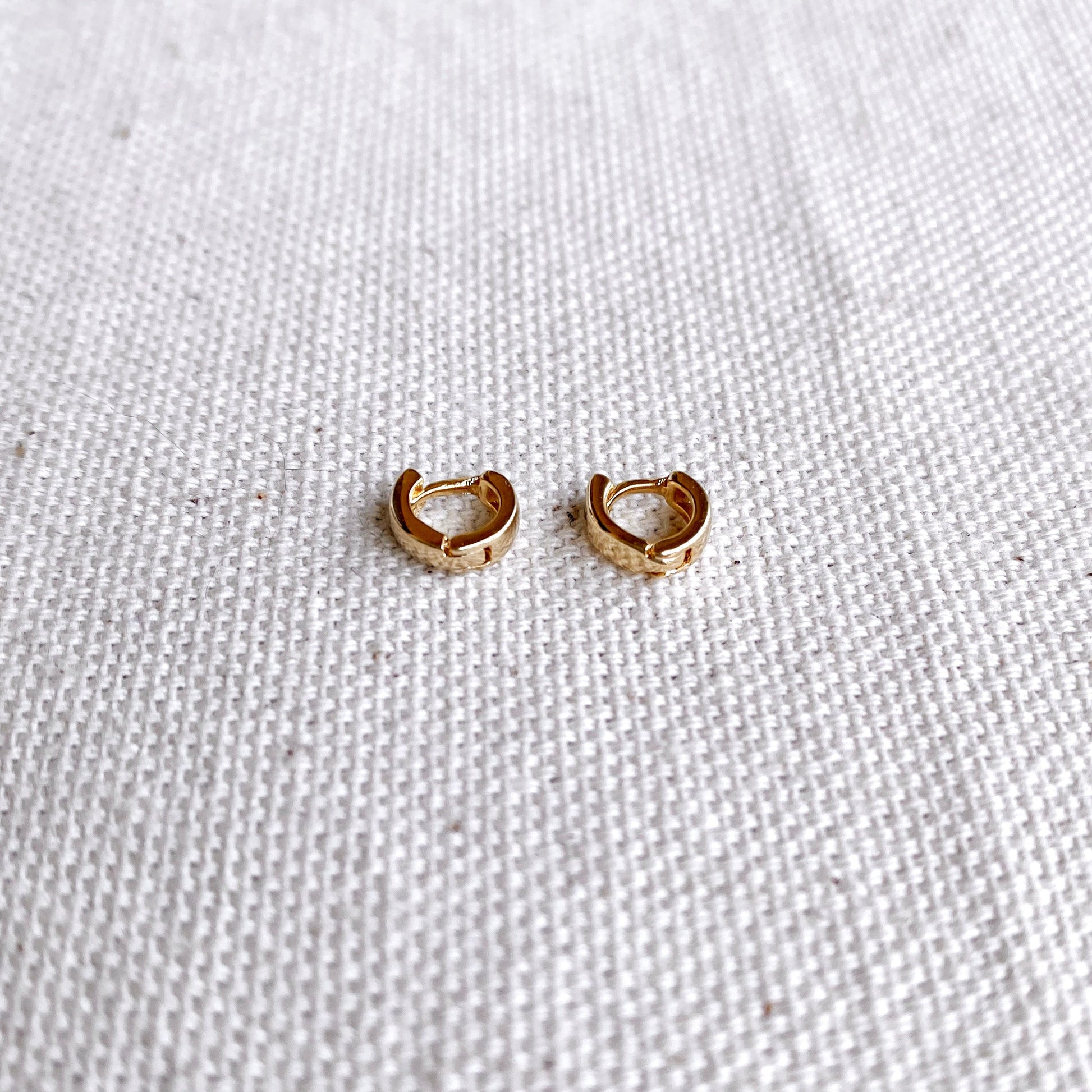 GoldFi 18k Gold Filled Petite Hoop Earrings