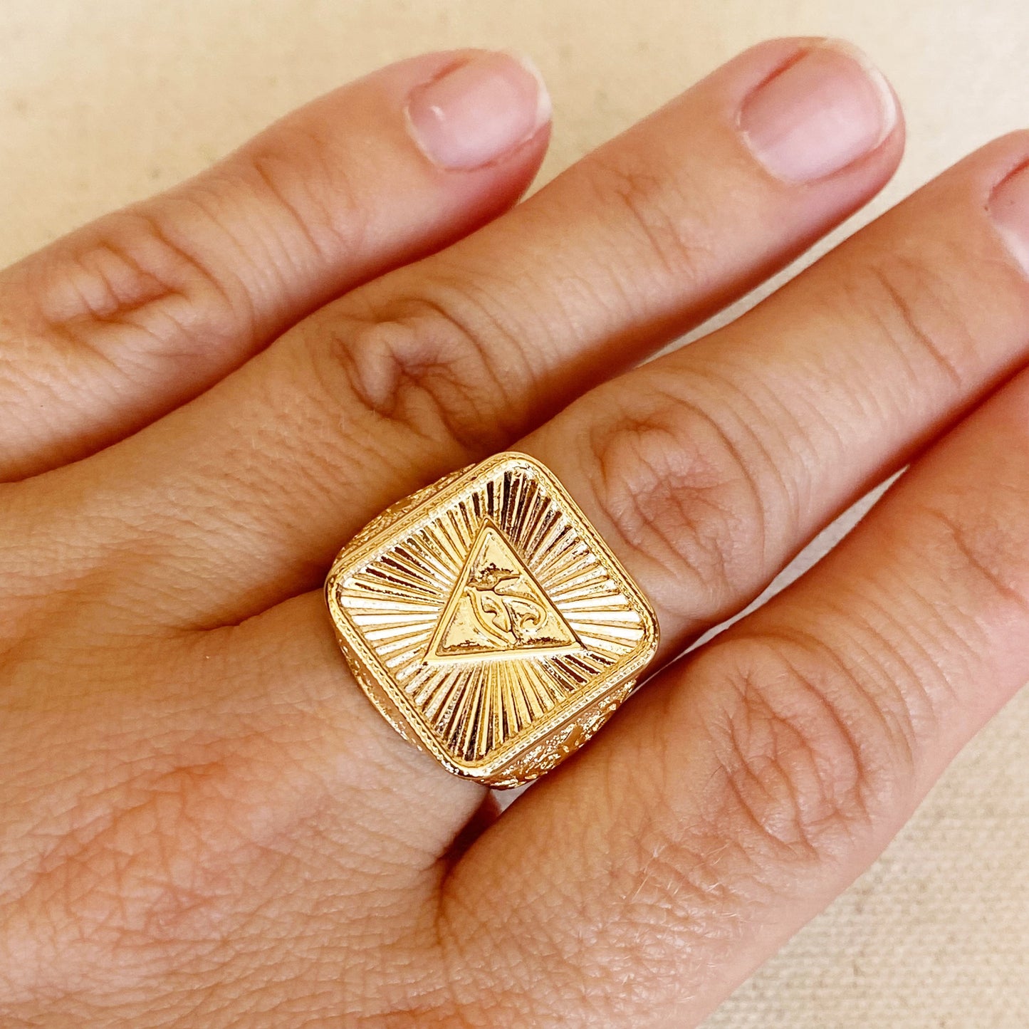 GoldFi 18k Gold Filled Mystic Eye Ring