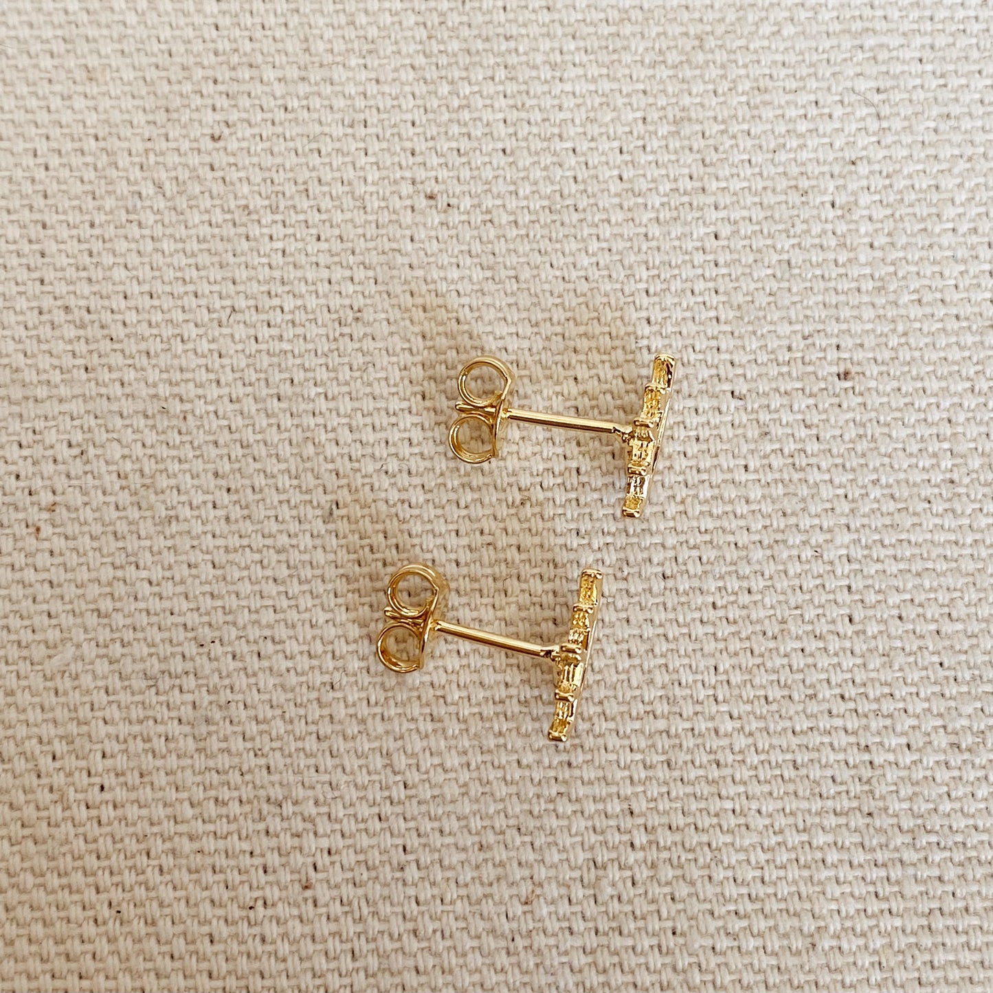 GoldFi 18k Gold Filled Eye Stud Earring