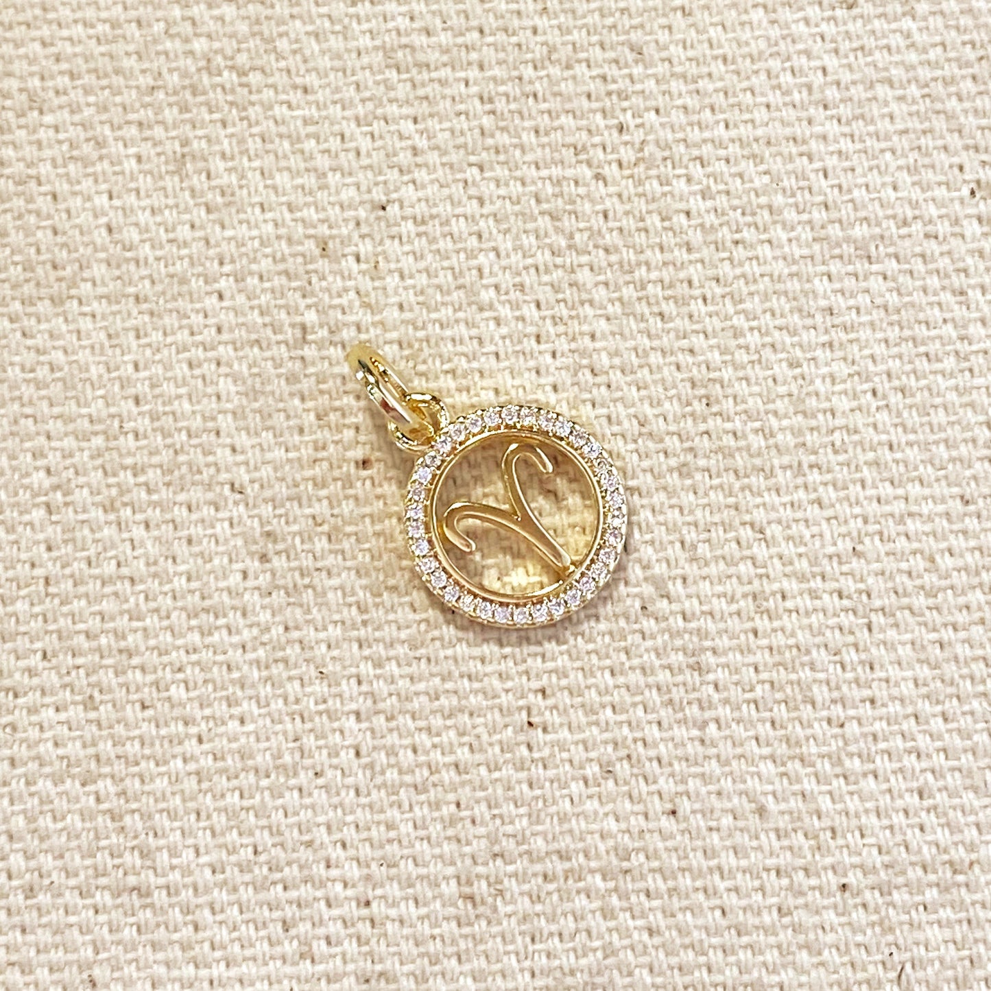 18k Gold Filled Mini Aries Zodiac Pendant